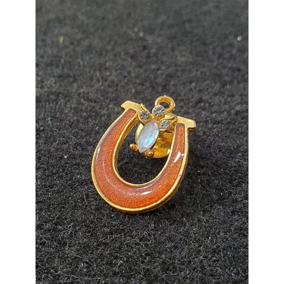 Lucky Horseshoe Pin - Good Luck Brooch Victorian pin Equestrian. Sweethe… - Picture 5 of 10